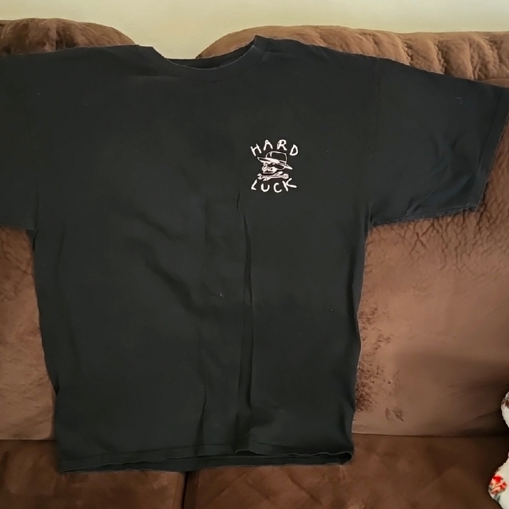Hard Luck Black T-Shirt Sz M